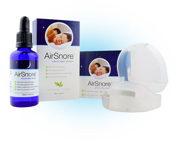 AirSnore Mouthpiece and Drops Set